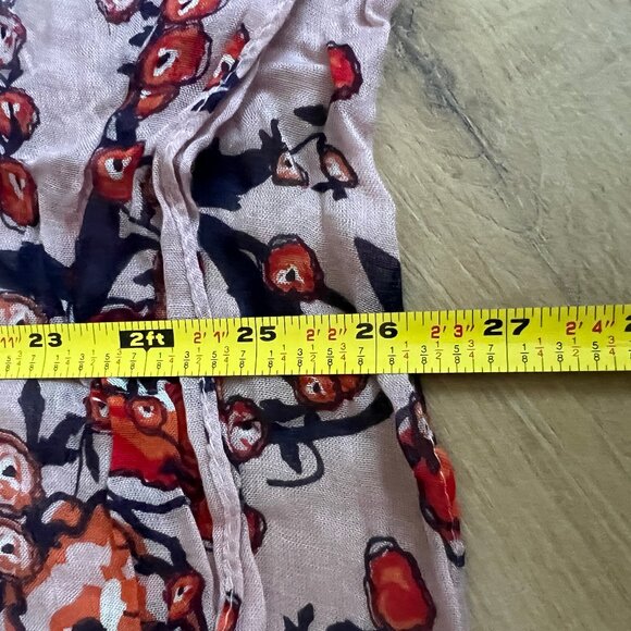 Pink Floral Abstracts Infinity Scarf - Picture 4 of 6